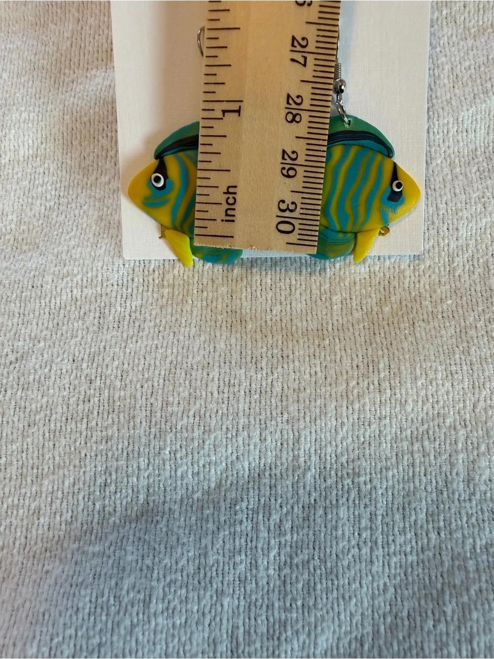 Oceana Trading Tropical Fish Dangle Earrings Colorful Coastal‎ Beach NWT